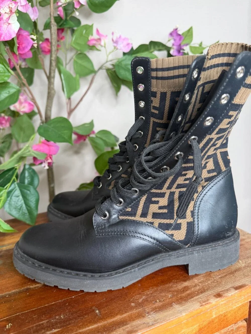 Fendi Combat / Biker Boots - Picture 4 of 6